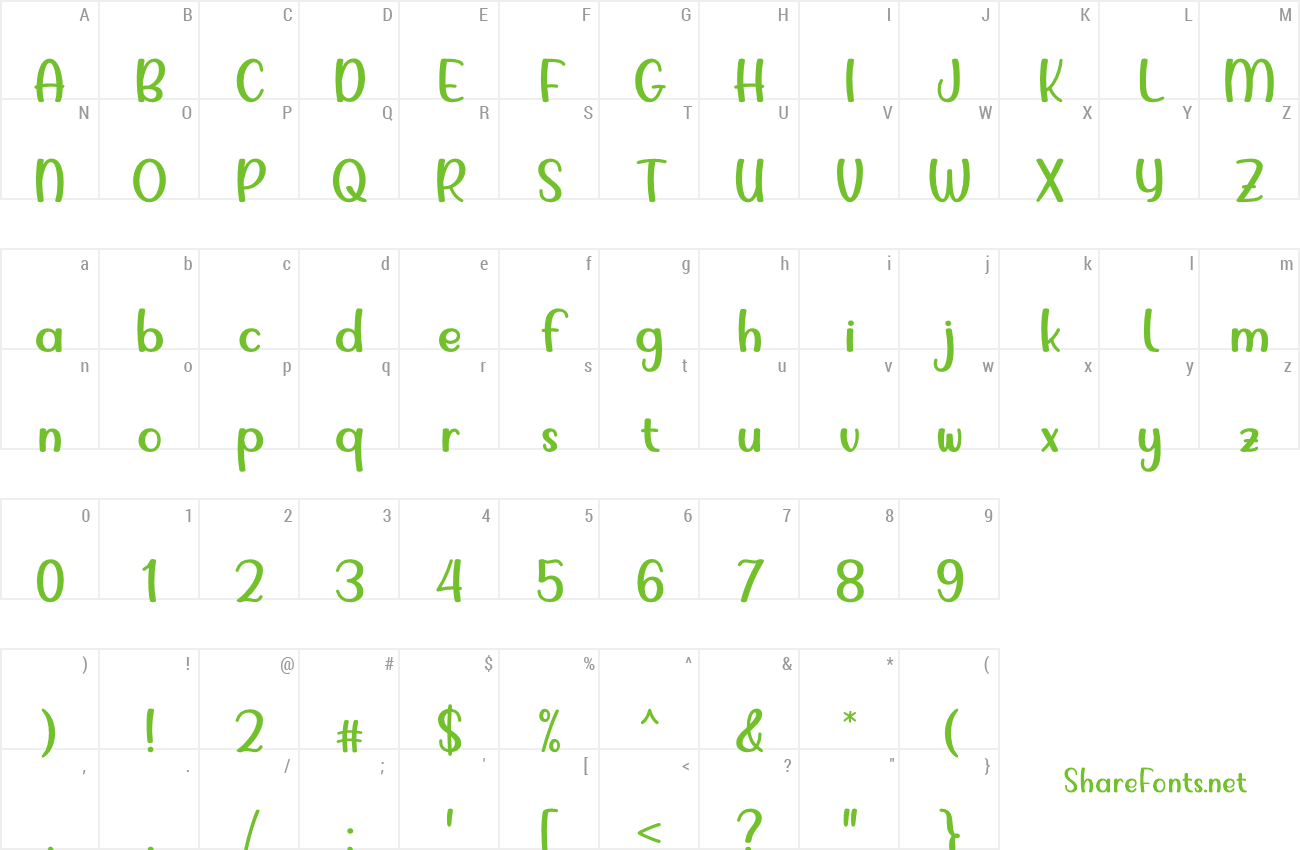 Font Podo Moro preview